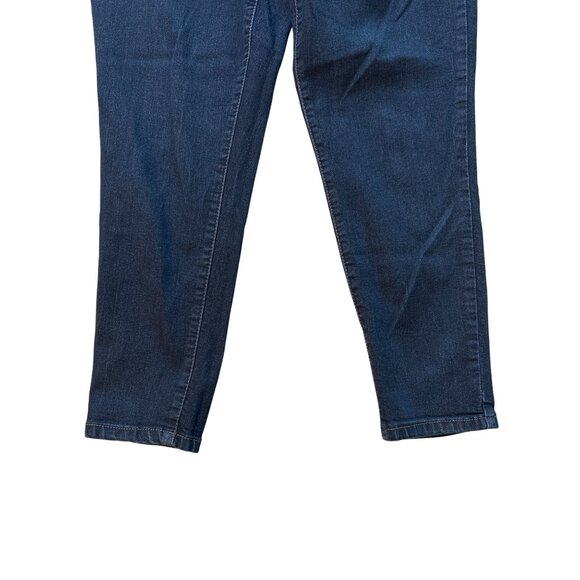 Democracy Jeans Womens Size 14 Ab Technology Dark Wash Skinny Leg Ankle Skimmer - Picture 5 of 10